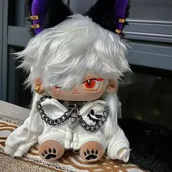 20cm Dress-up Doll COS Genshin Impact Cyno Cotton Stuffed Plush Doll Children's Adults Fans Cartoon Collectible Doll Toys Gifts