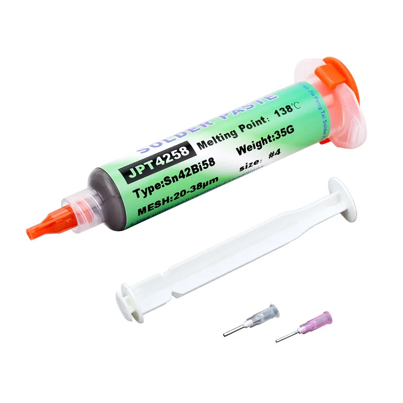 30g Needle Tube Solder Paste 138/151/181/183/217/227 ℃ USB LED BGA Welding Efficient Tool Set Tail Plug Maintenance Syringe Flux