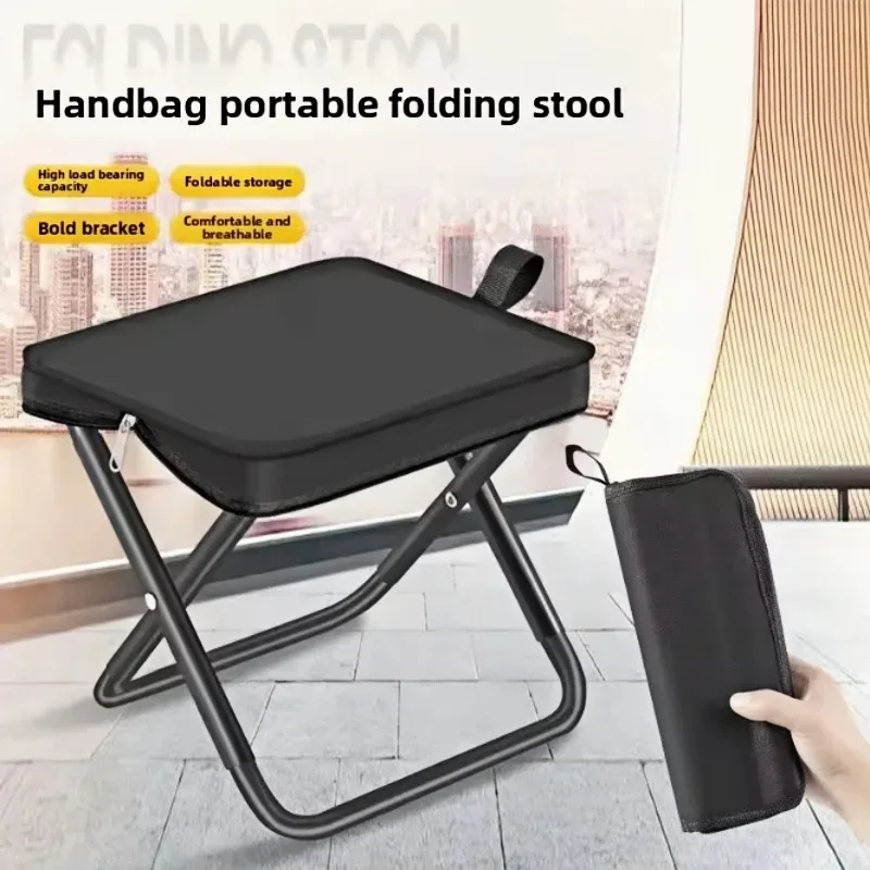

Camping Chair Camping Folding Stool with Storage Bag Beach Picnic Fishing Collapsible Chair Seat Portable Fishing Stool Fold-up