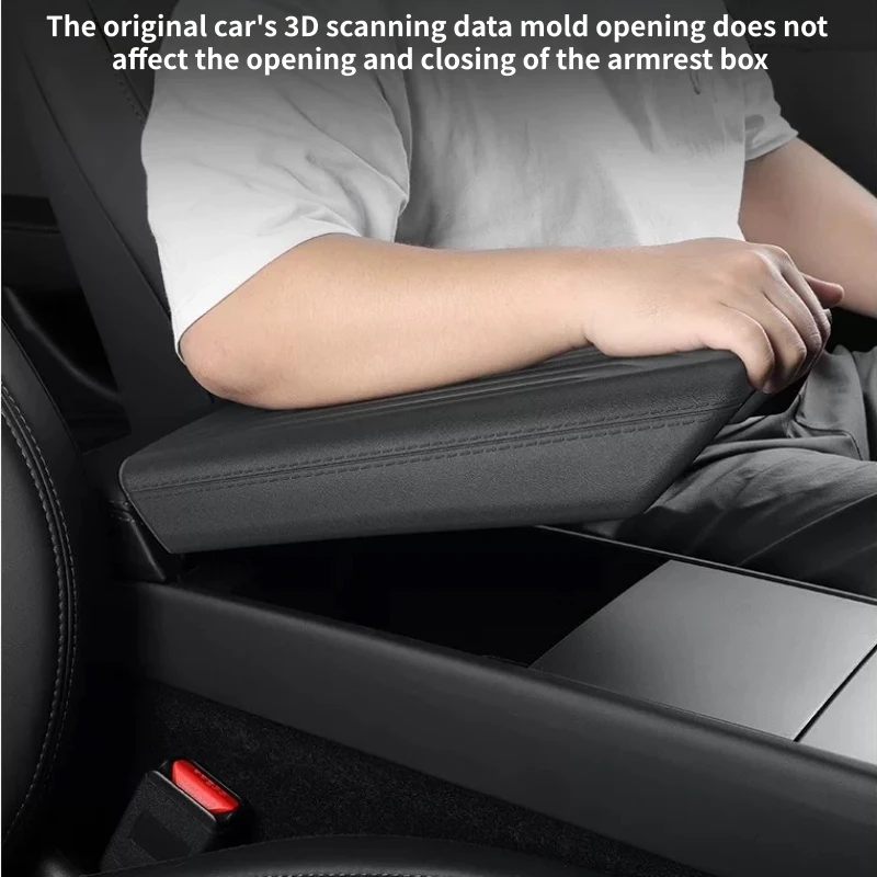 ل تسلا نموذج Y العرعر إطلاق 2025 وحدة التحكم المركزية مسند الذراع غطاء TPE المضادة للخدش حامي لوحة الوسادة الملحقات الداخلية