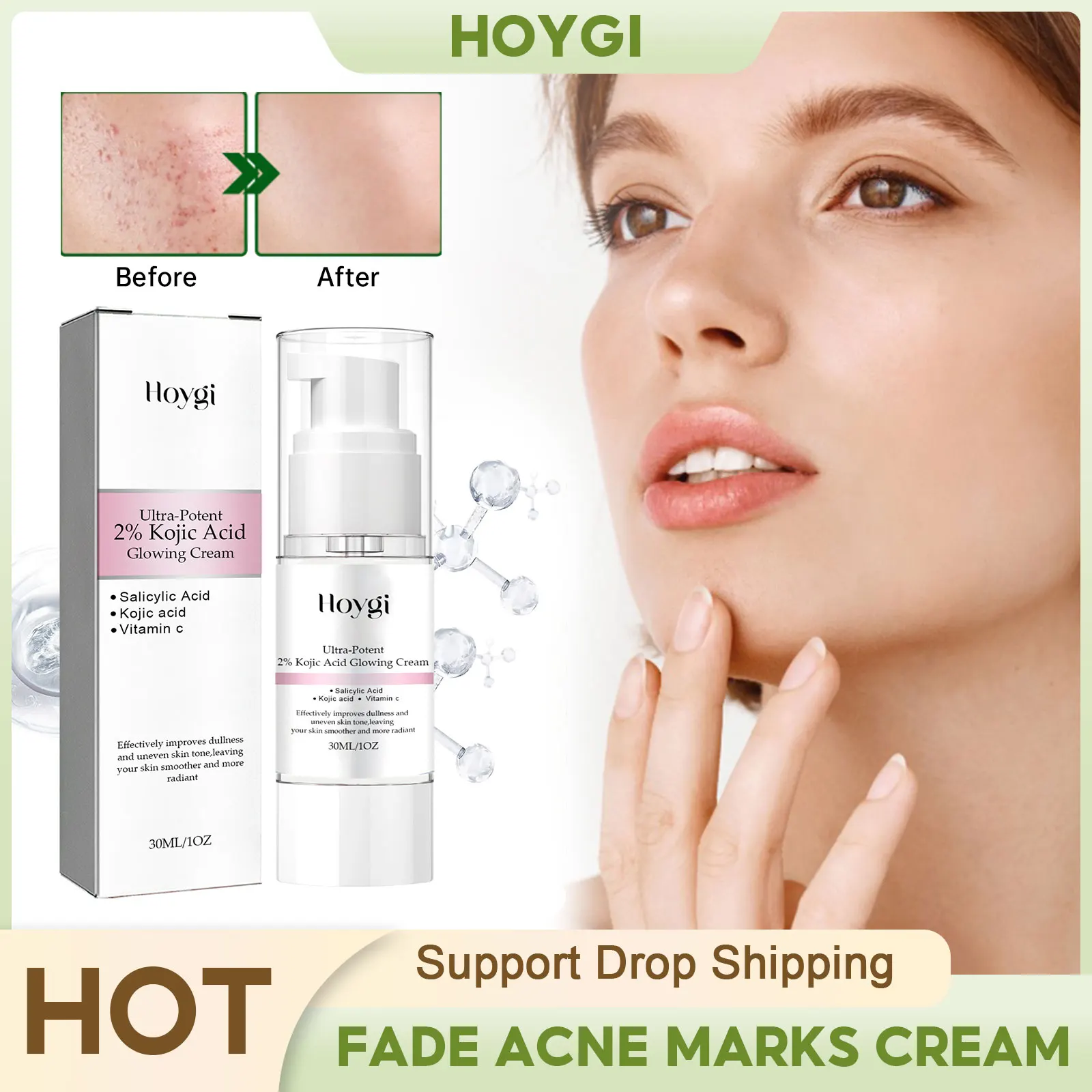 

Fade Dark Spots Cream Anti Chloasma Remove Pigmentation Melanin Shrinking Pores Repairing Moisturizing Whitening Freckles Cream