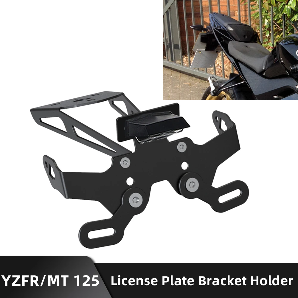 

FOR YAMAHA MT125 ABS MT 125 2015 2016 2017 YZF R125 /ABS 2014-2018 Rear License Plate Holder Bracket Tail Tidy Fender Eliminator