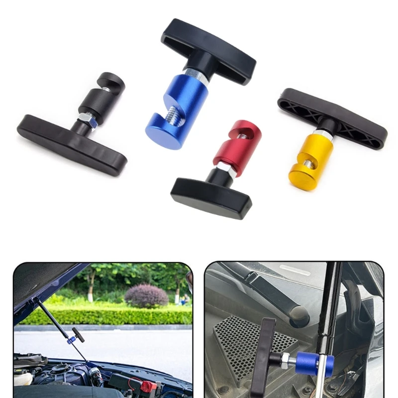 

Car Hood Holder Universal Anti Slip Clamp Gas Strut Safety Fixing Tool Hood Air Pressure Engine Cover Lifting Support Rod Tool