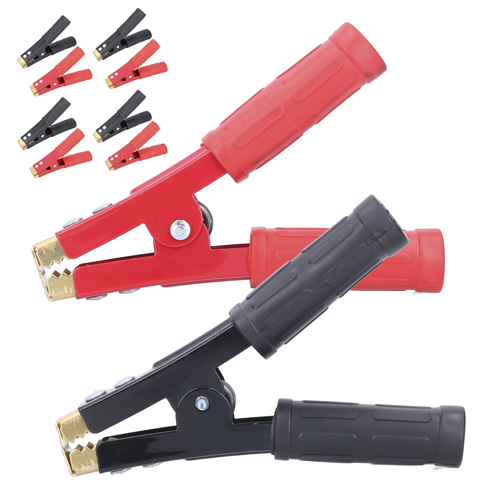 

5 Pairs Battery Cable Clips Heavy‑Duty Insulated Clamp 1000A Electrical Tester Welding Ground Clamp Clips