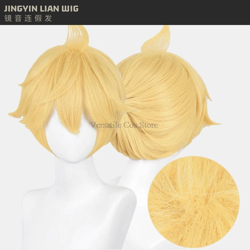 Rin/Len Cosplay z uszami Collab seria: Kagaminee Rin Len Cosplay najlepsze spodenki kostiumy strój Cosplay