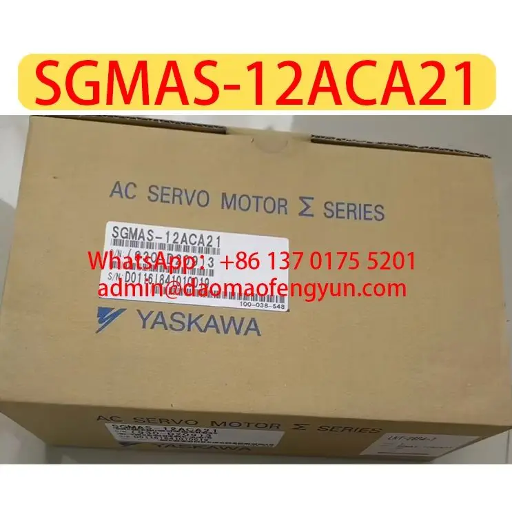 SGMAS-12ACA21 Brand New Servo Motor SGMAS 12ACA21，Fast shipping