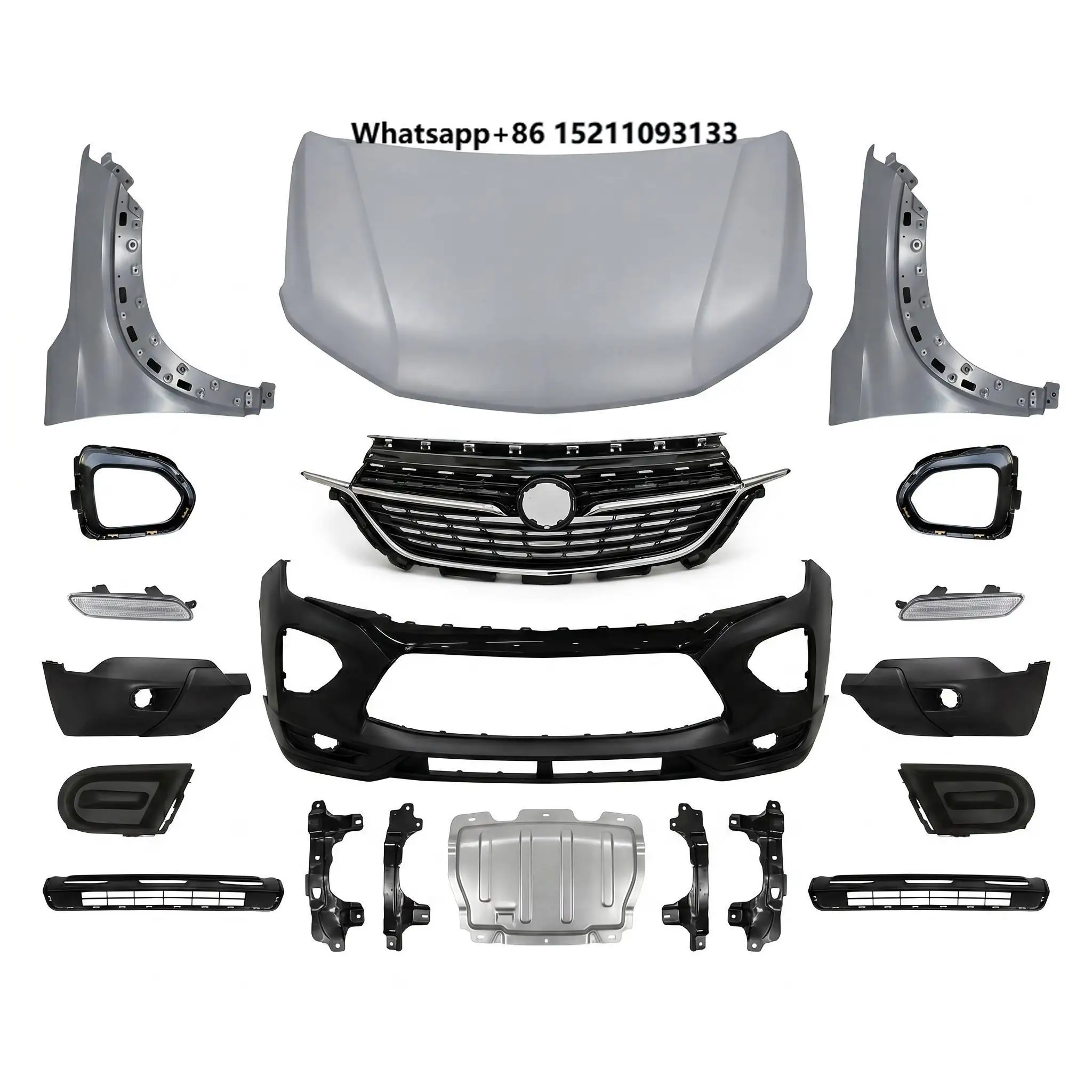 Front Bumper Grille Hood Upgrade Bodykit for Chevrolet Trailblazer 2021 Tuning Other Body Part Trunk Accessories Car Body Kit
