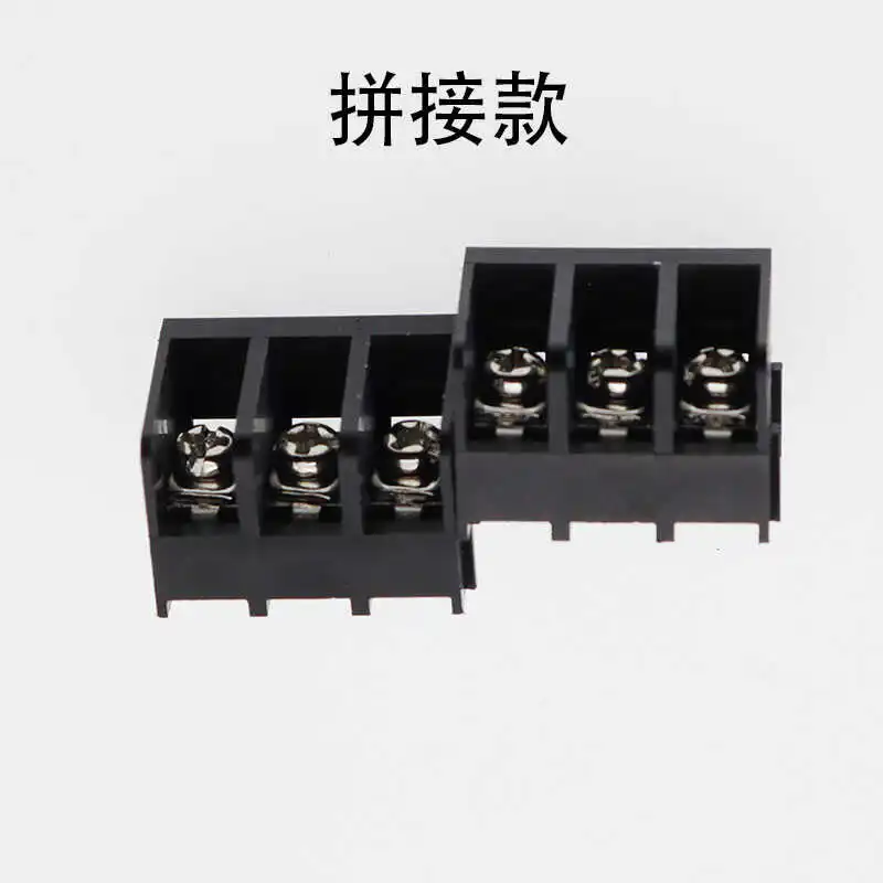 KF55C-10.0 HB611-6.35 HB762-7.62 HB825-8.25 HB9500-9.5 DIP Connector Socket 2P 3P 4P Plug BLACK Connector DIY New