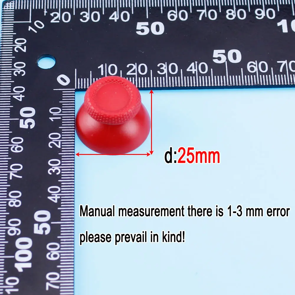1 Satz für ps5 Controller 3d analoge Pilz abdeckung Daumen Joystick Abdeckung mit betontem Ring Kunststoff teil – Detail 7