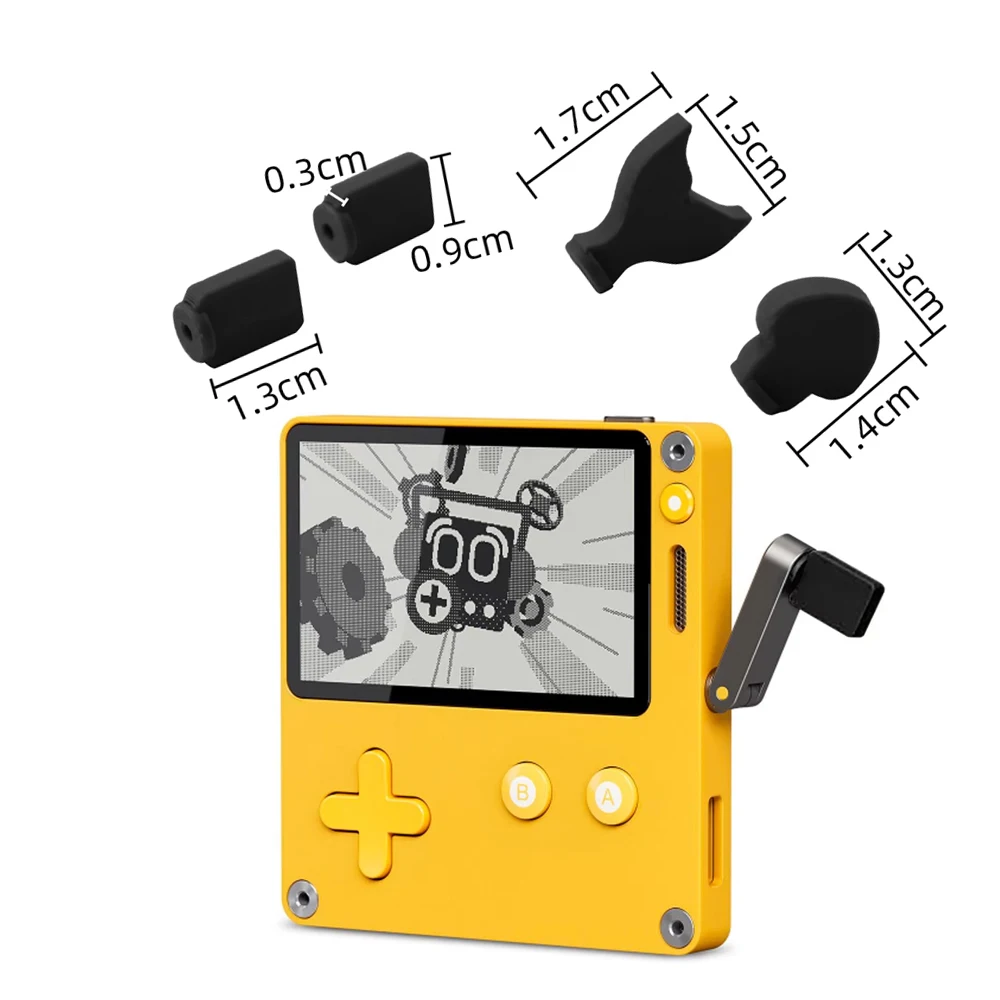 Joystick Grip 4PCS for Playdate Handheld Game Console Replacement Controller Accessories Black Gray Orange White Pink
