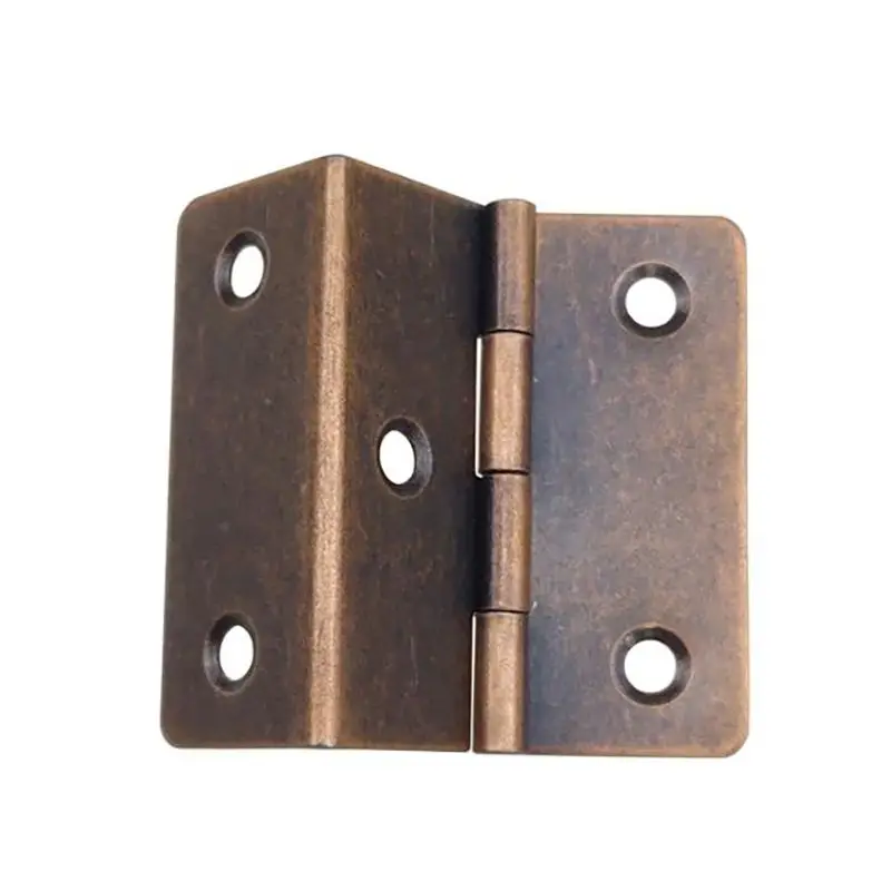 3Pcs/lots Folding Iron Hinges Household Furniture Hinges, Kitchen Cupboard Cabinet Door Window Bend Hinge Furniture Hardware