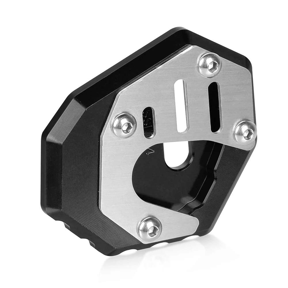 For Honda XRV750 Africa Twin XRV 750 RD07 Motorcycle Side Stand Pad Plate Kickstand Enlarger Support Extension Pad Plate Cover