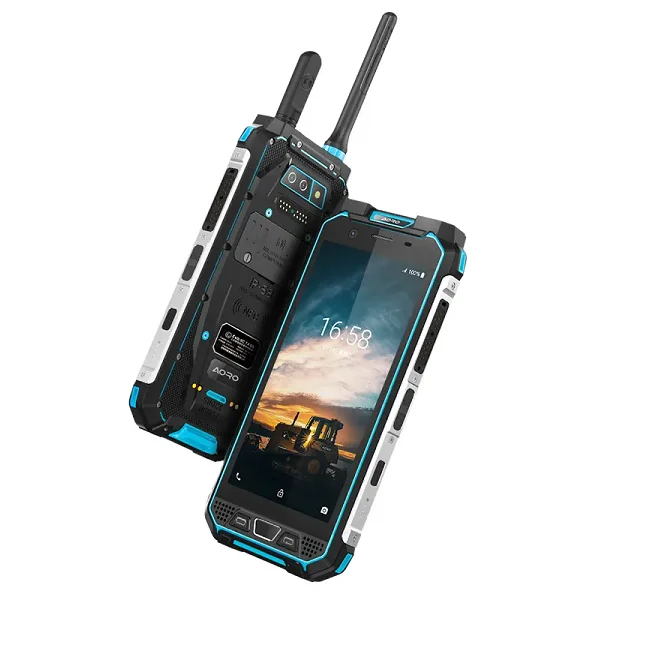 

Aoro M5 android 8.1 cheap mobile 8000mAh 5.65'' IP68 nfc radio walkie talkie dmr digital radio rugged phone