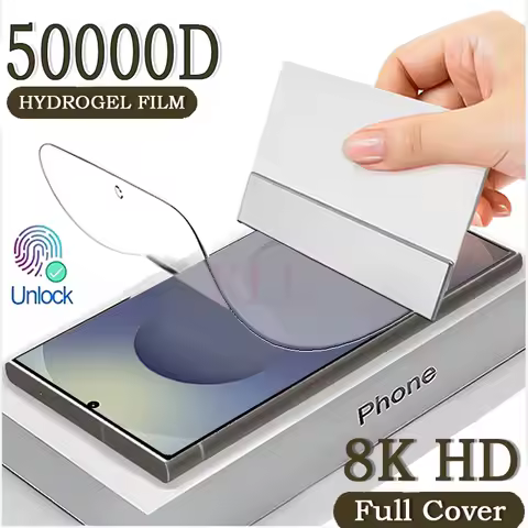 2-4pcs Full Cover Flexible Silicone Hydrogel Film For Samsung S25 Ultra S24 Plus S23 S22 S21 FE S20 S10 Note 20 Screen Protector