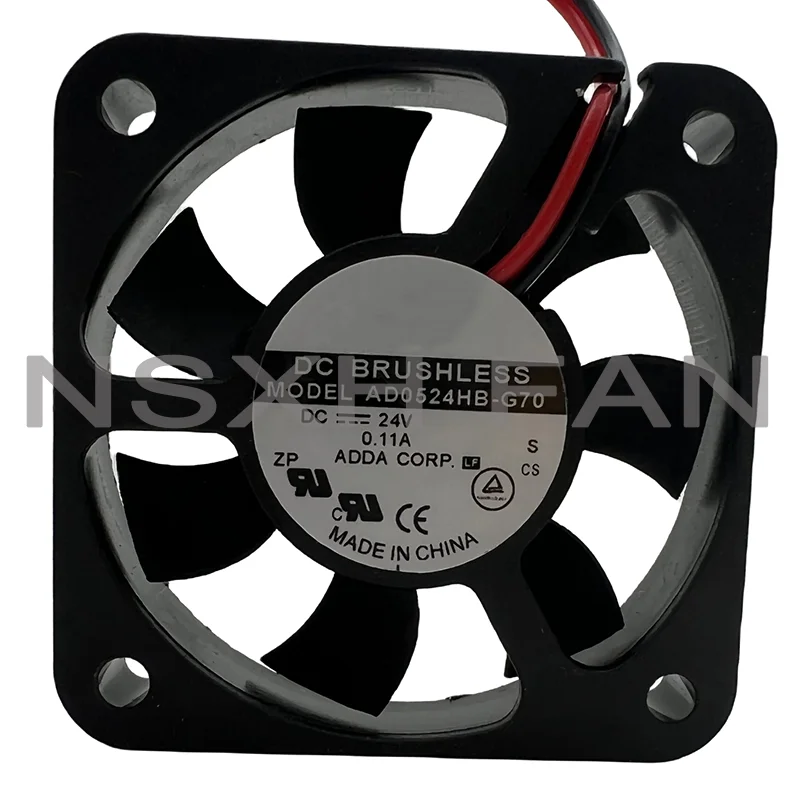 New CPU Cooler Fan AD0524HB-G70 24V 0.11A 2-wire Mute Cooling Fan 5010 50x50x10mm