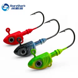 10g/15g/20g/28g/40g Lead Head Bait Fish Hook, Swimming Hook, Saltwater Fishing Hook, Flat Fish Hook