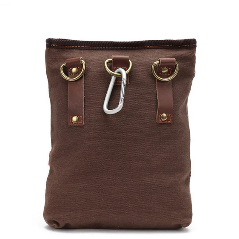 Imagem -04 - Bolsa Tiracolo de Ombro Chikage Bolsa de Lona Vintage Personalidade Masculina com Cintura Pequena Tendência Unissex Nova Moda de Alta Qualidade