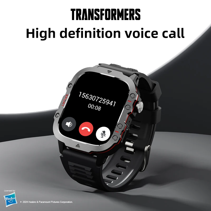

TRANSFORMERS TF-H01 420MAh Bluetooth HD Call Smart Watch 1.96 inch IP68 Waterproof Smartwatch for Sports Fitness Health Monitor
