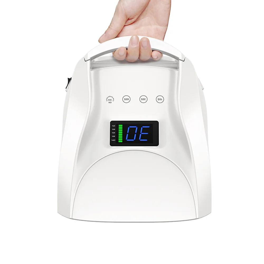 Lampa do paznokci 96W/86W, bezprzewodowa, ładowalna, do lakierów żelowych, lampa UV do manicure, bezprzewodowa lampa UV LED do paznokci