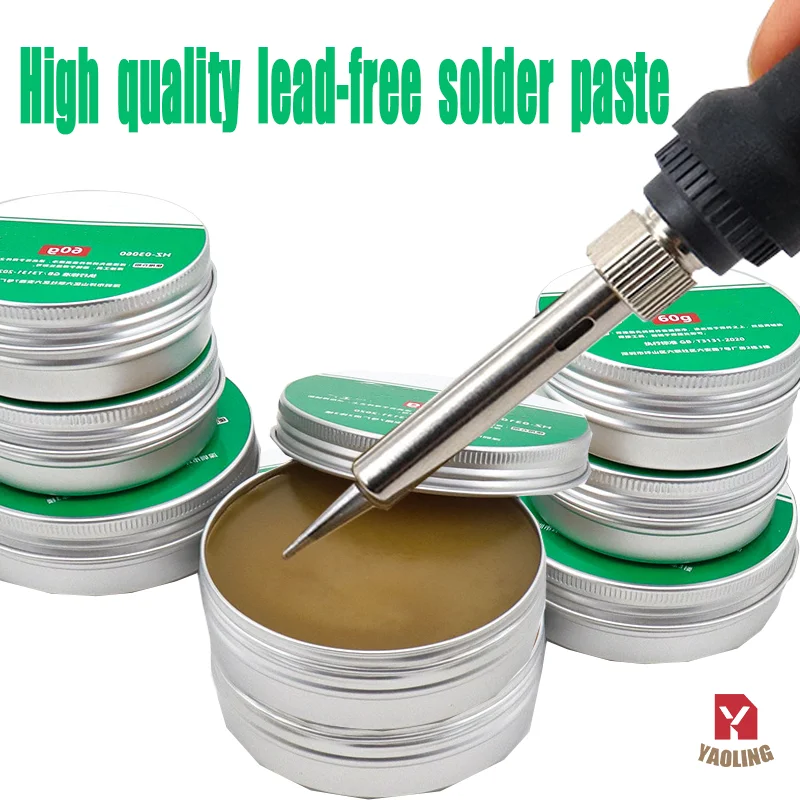 Solda Paste Rosin para Circuito, Soldagem Flux, Sem Chumbo, Reparação de Solda, Profissional, Componentes