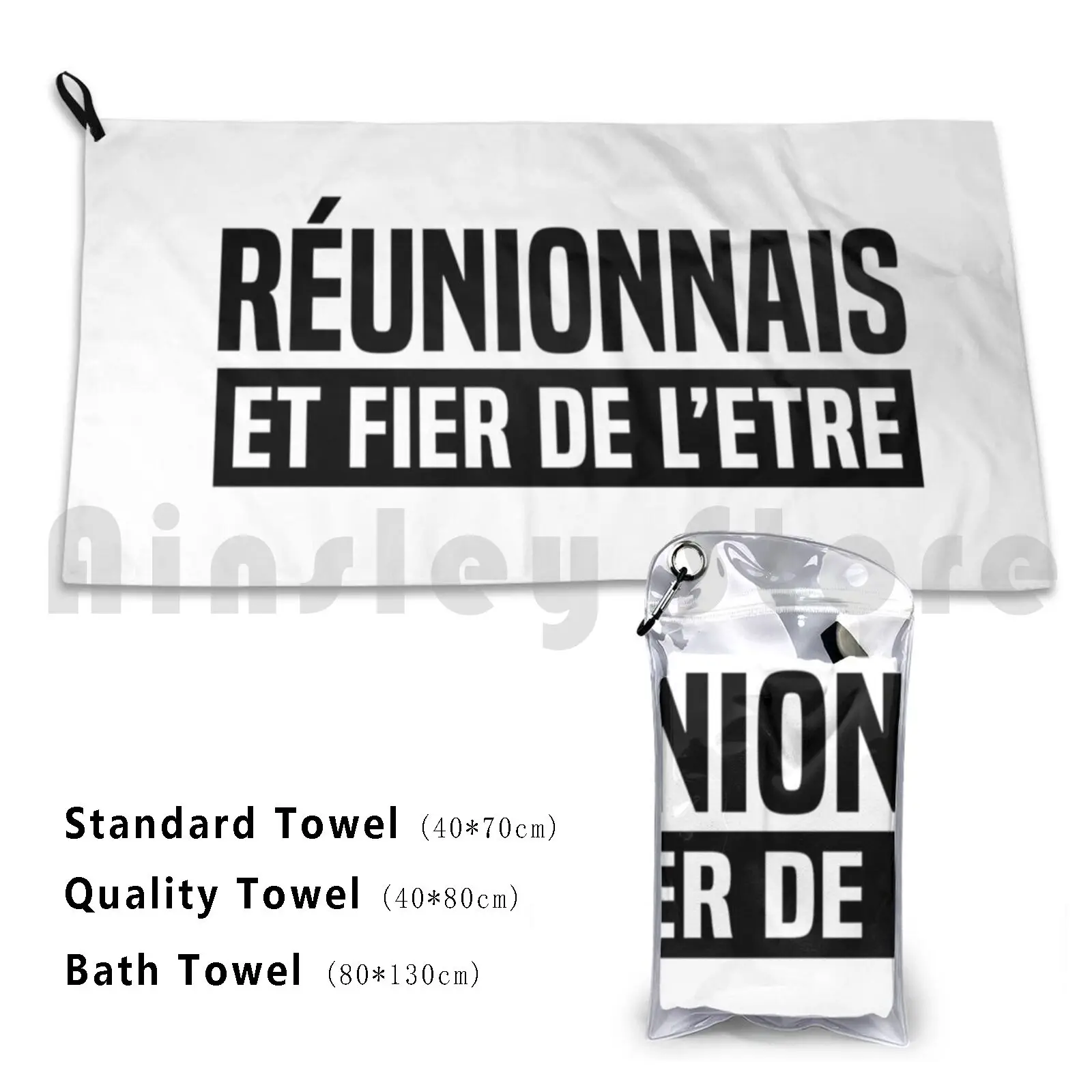 Reunionese And Proud To Be Bath Towel Beach Cushion Reunion And Proud Letre Reunion Island Meeting Reunion