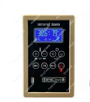 LCD Sauna Room Thermostat Sweat Room Wellness Energy Chamber Controller High-Power 100~240V Plug-in Type
