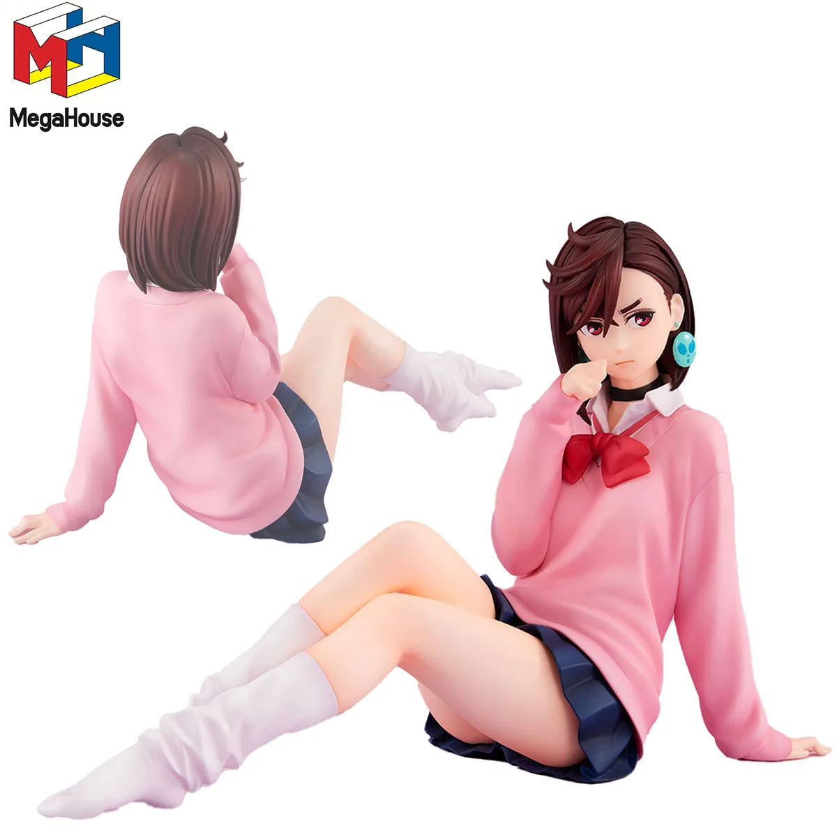 MegaHouse G.E.M., 100% original Dandadan Ayase Momo Tenohira Anime Action Figure, Collection Series, Model Toys, Garage Kit