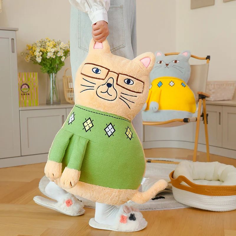 Zhaocai Cat Pillow Creative Design Plush Doll Cute, Fun, Soft, Comfortable, Comfortable, Accompanying, Warm Home Decoration