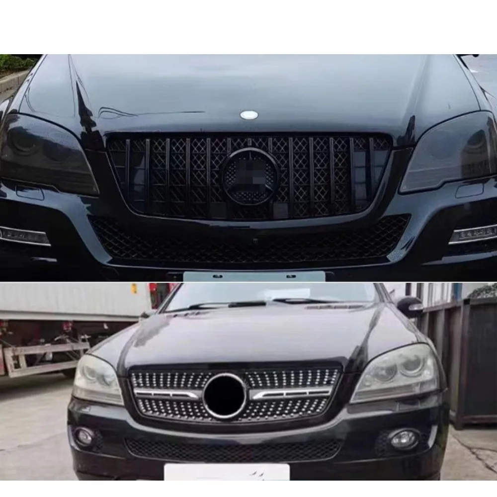 Front bumper grille  For Mercedes-Benz ML-Class W164 2009-2011 ML300 ML320 ML350 ML400 ML550  GTR Style Bumper Grille kit