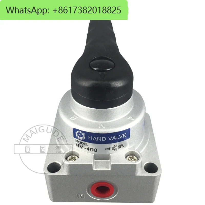 JELPC HV400-02/03/04 pneumatic three-position four-way hand reversing valve