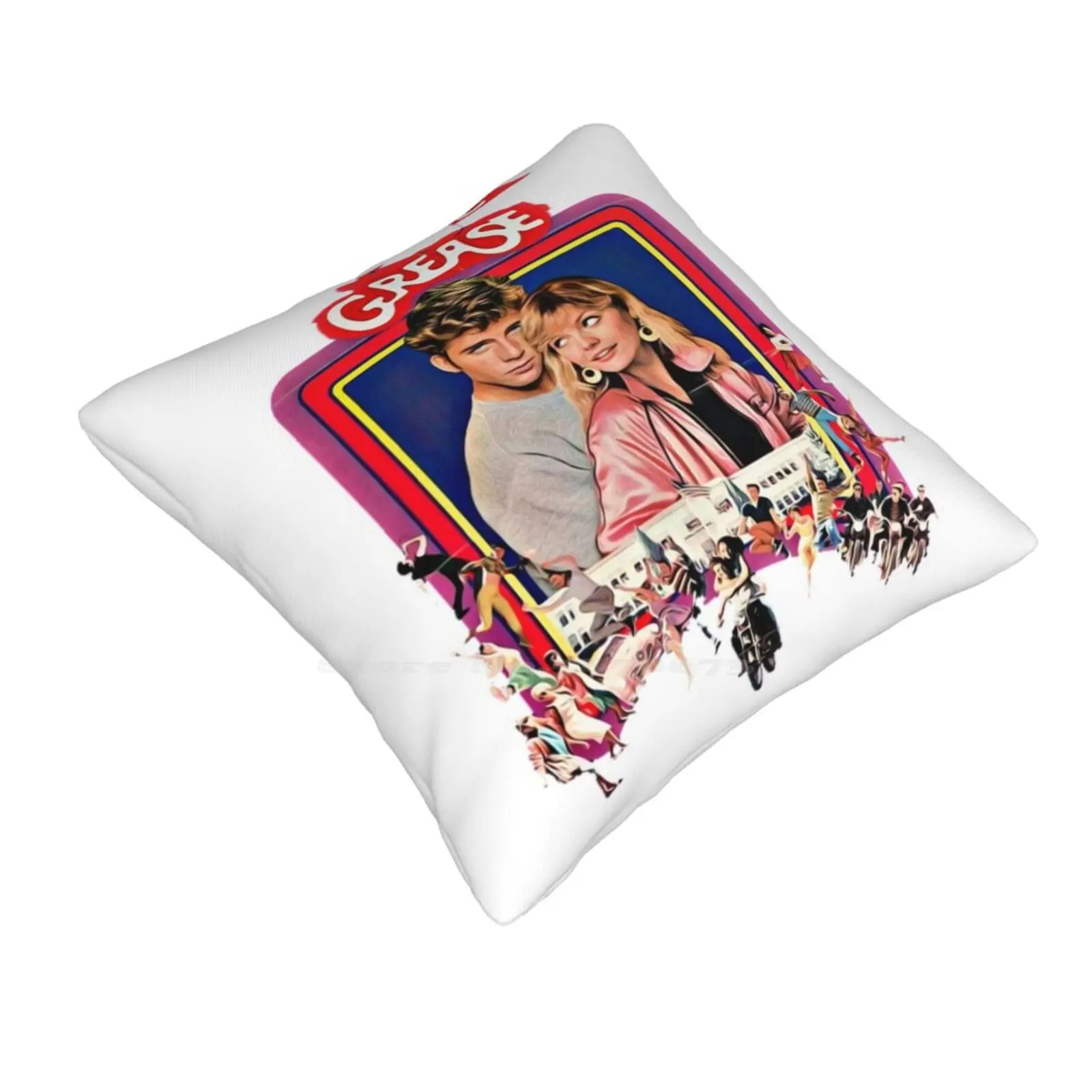 Grease 2 Classic 80'S Film Pillow Cover Hug Pillowcase Grease 2 Classic 80S Film