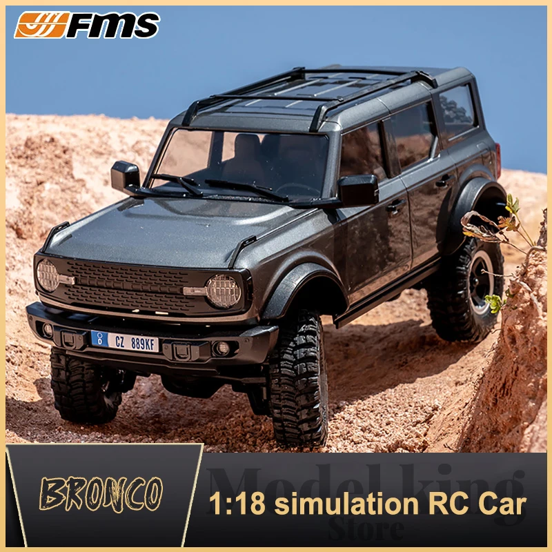 

FMS RC Car 1:18 Nuggets Storm 4x4 Mini Bronco Simulation RC Car Electric Remote Control Model Car 2.4ghz Rtr Adult Boy Toys