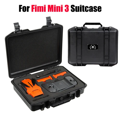 Estuche de transporte portátil, funda protectora para maleta a prueba de explosiones, bolso para Dron Fimi Mini 3, accesorios para batería remota