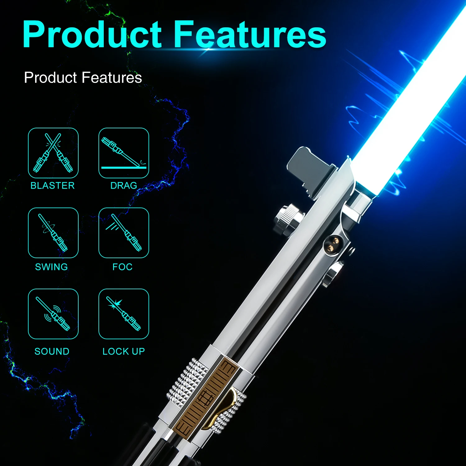 TXQSABER Anakin Lightsaber SNV4 Pixel Soundboard Smooth Swing