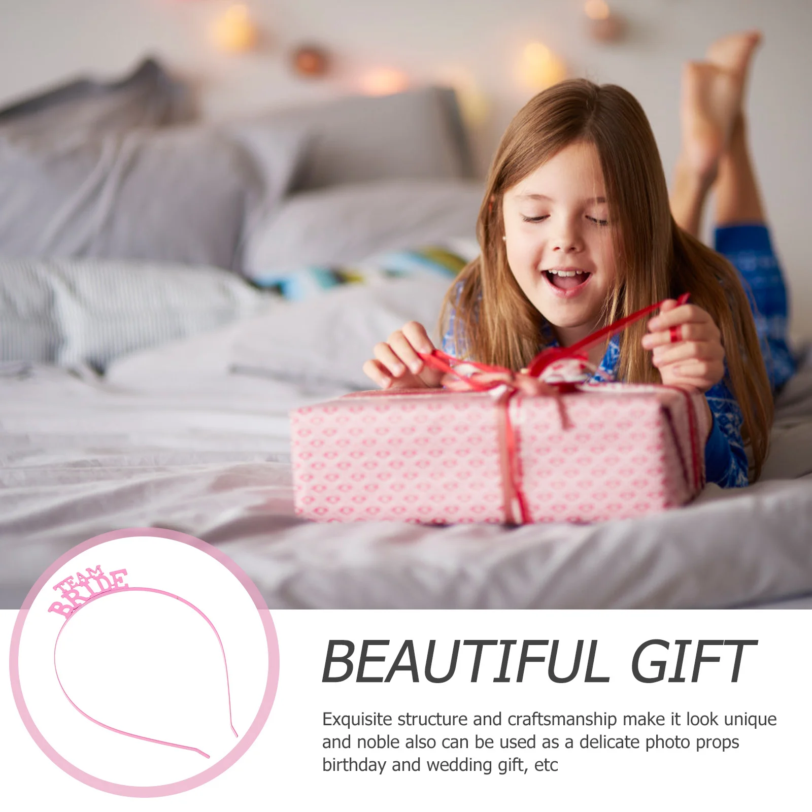 

2pcs Bridal For Women Elegant Bride Headband Wedding Headband Women Headdress Letter Design Party Headdress Hair Decor