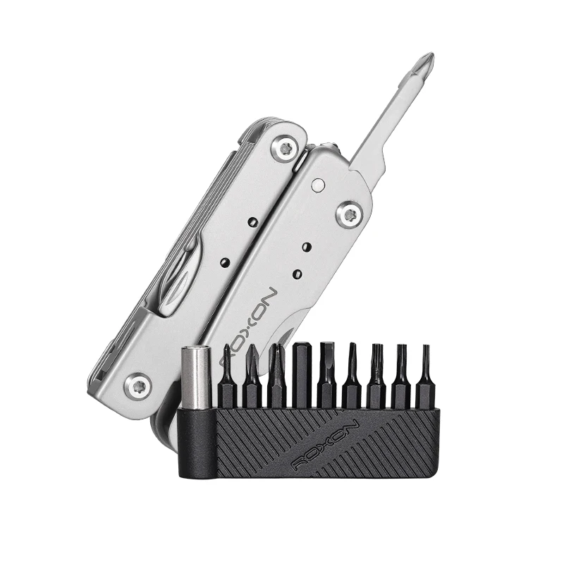 ROXON M2 14 in 1 Mini Multitool Small Lightweight with Folding Scissors Mini Storm