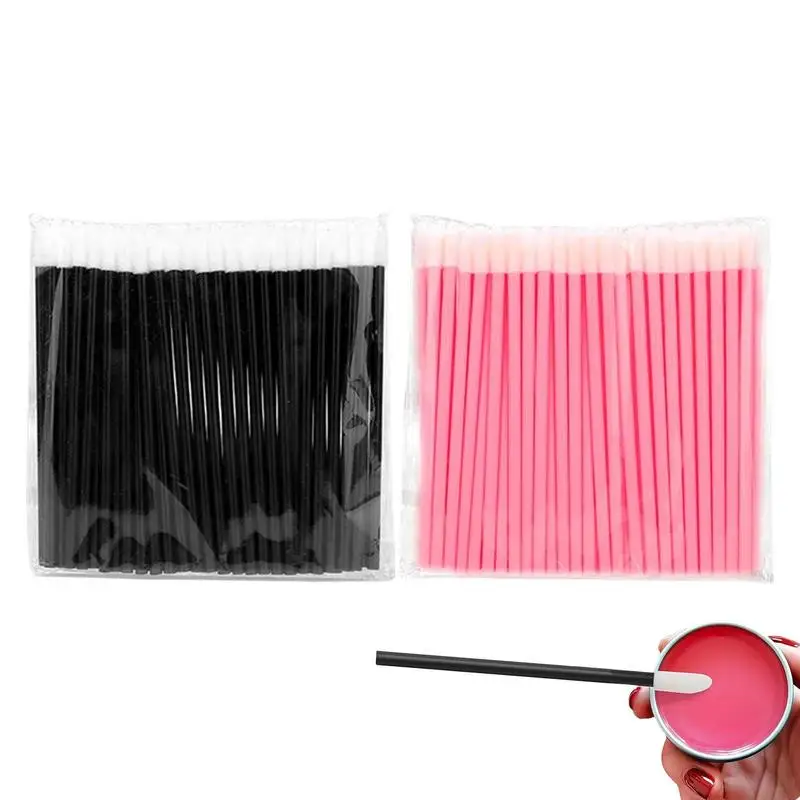 Descartável Lip Brush Set, pincéis de maquiagem, Lash Extension, aplicador de rímel, batom Wands, ferramentas cosméticas, 200 pcs