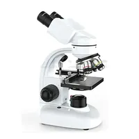 Zoom 6000X-20000X Biological HD Microscope Digital LED Lab Compound Microscope with Wide-Field 10X and 50X Eyepieces for Lab