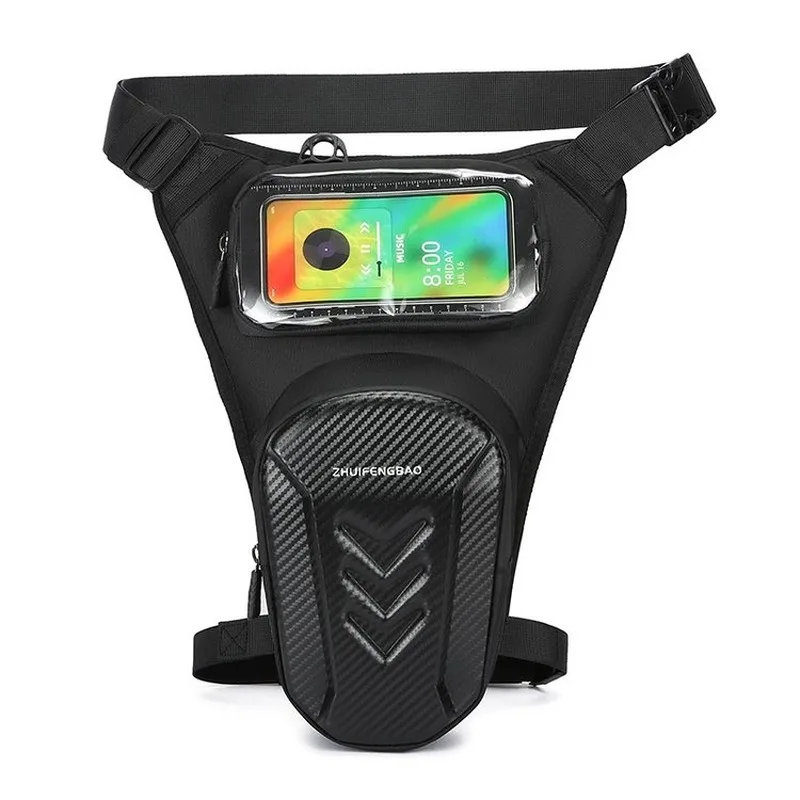 

Black Drop Leg Thigh Bag, suitable for adult men and women, ideal for motorcycle riding, daily commuting, outdoor hiking