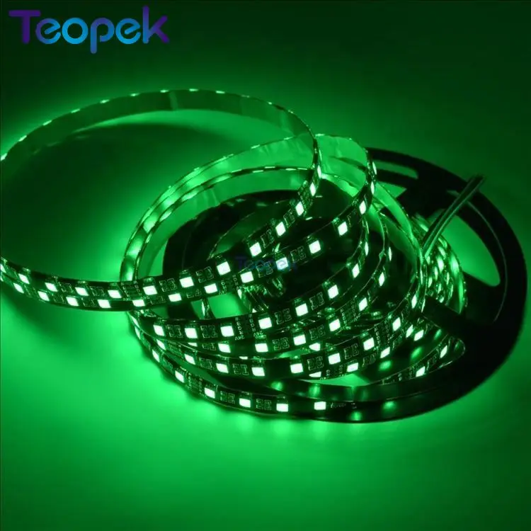5050 SMD LED Strip Black PCB ,DC12V 60Leds/m, White/Warm White/Red/Blue/Green/UV/RGB/RGBW Flexible Tape Light