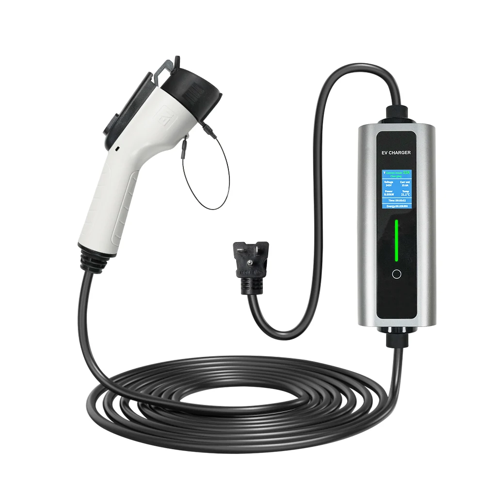 

Новое портативное зарядное устройство для электромобилей с сертификатом CE, 3,5 кВт, 16 А, Type1, с 1,8-дюймовым ЖК-экраном, класс защиты IP65, гарантия 24 месяца, для зарядных станций