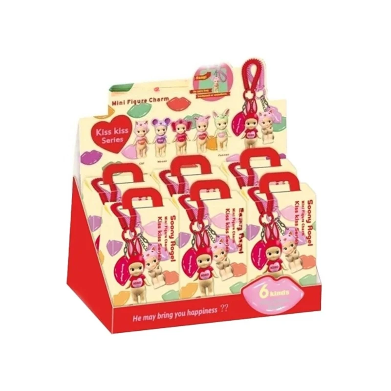 2025 جديد حبيبتي المفاتيح صندوق أعمى الشكل S الملاك دمية قبلة سلسلة صندوق أعمى المفاتيح قلادة قلادة يدوية الصنع هدية