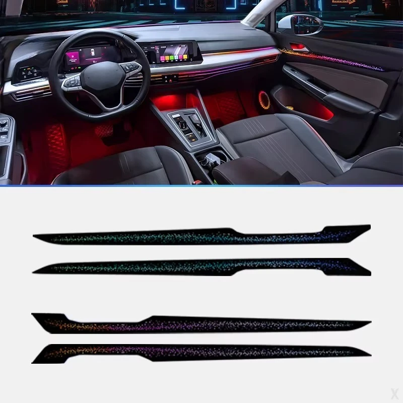 TMPRO New upgrade ambient light for Volkswagen Golf 8 2021-2026 smart symphony light with music Sync APP control interior light