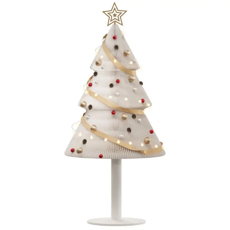 Christmas tree indoor living room floor-to-ceiling ornaments shopping mall window decoration