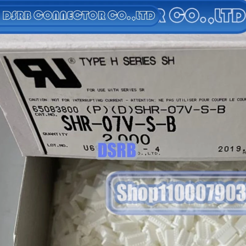 

100 шт./лот SHR-07V-S-B, пластиковый корпус, 7-контактный разъем, ширина выводов 1,0 мм, 100% новый и оригинальный.