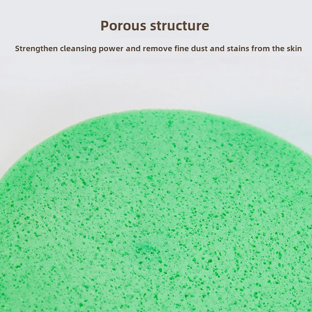 12 stks/pak Gezichtsreinigingsspons Gecomprimeerde PVA-spons voor gezichtswas Gemakkelijke make-up verwijdering Pad Draagbare schone bladerdeeg