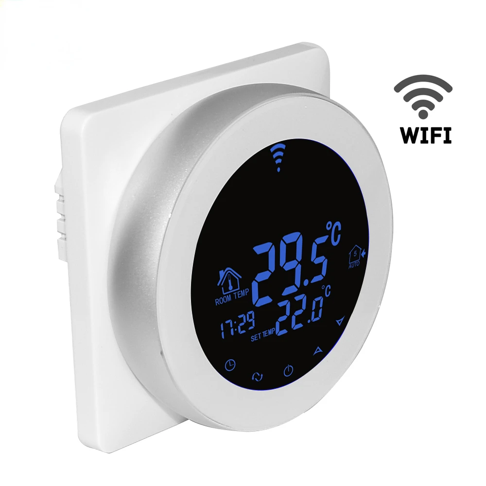 HY312WE-WIFI OEM WIFI Enabled Touch Screen temperature controller thermostat in floor water heating with multiple language