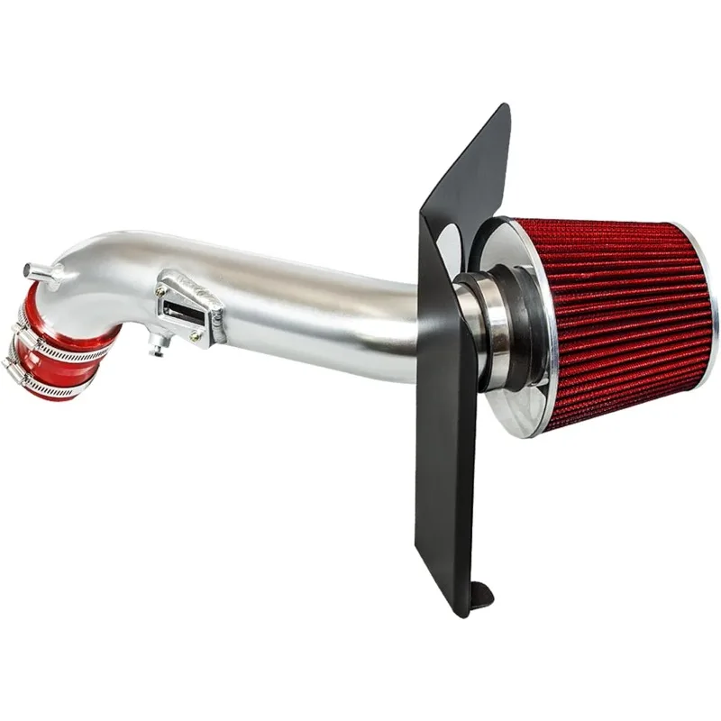 

RTUNES RACING - RED - COLD AIR INTAKE w/HEAT SHIELD KIT Compatible For 13-17 ACCORD 2.4L