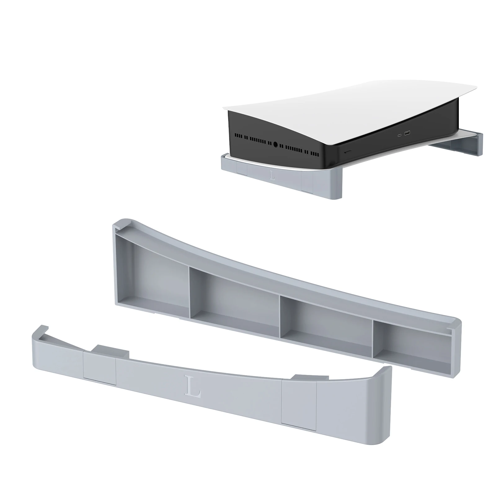 Small Horizontal Stand for PS5 Disc & Digital Console, Stable PS5 Accessories Base Stand,Stand for PlayStation 5 Console