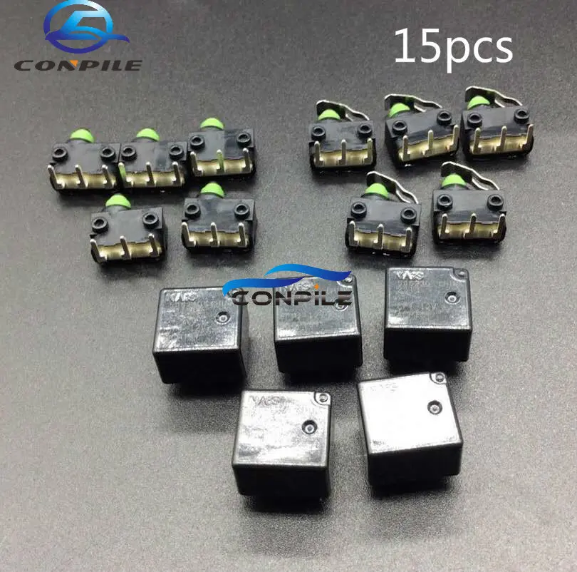 

15pcs Micro Switch for Volkswagen J764 BENZ steer lock ESL ELV ignition switch bent feet ACP131 car relay